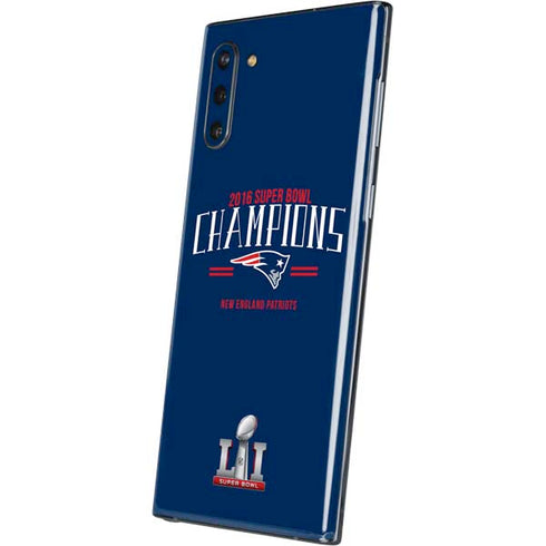 NFL 2016 Super Bowl LI Champions New England Patriots Galaxy Note 10 Skin